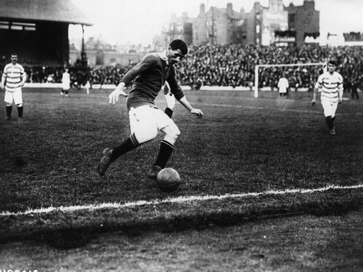 Billy Meredith, one of United's first great footballers.