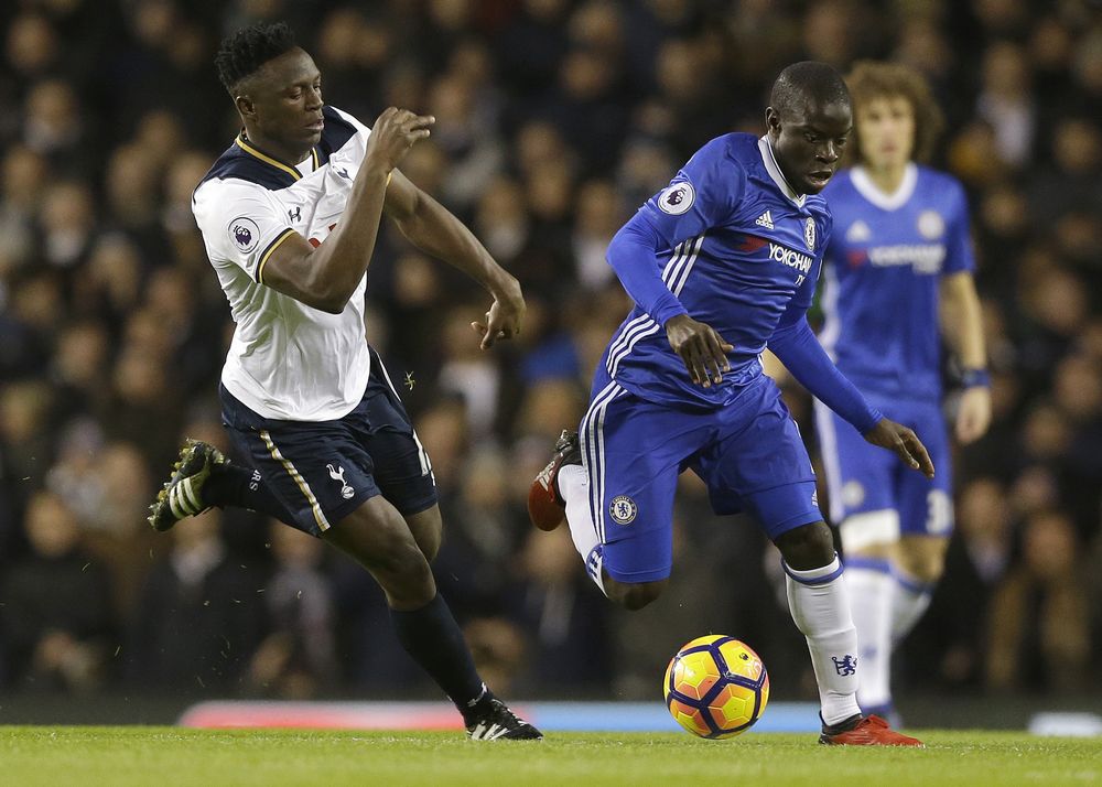 N'Golo Kante has been a star performer for Chelsea. CREDIT: AP